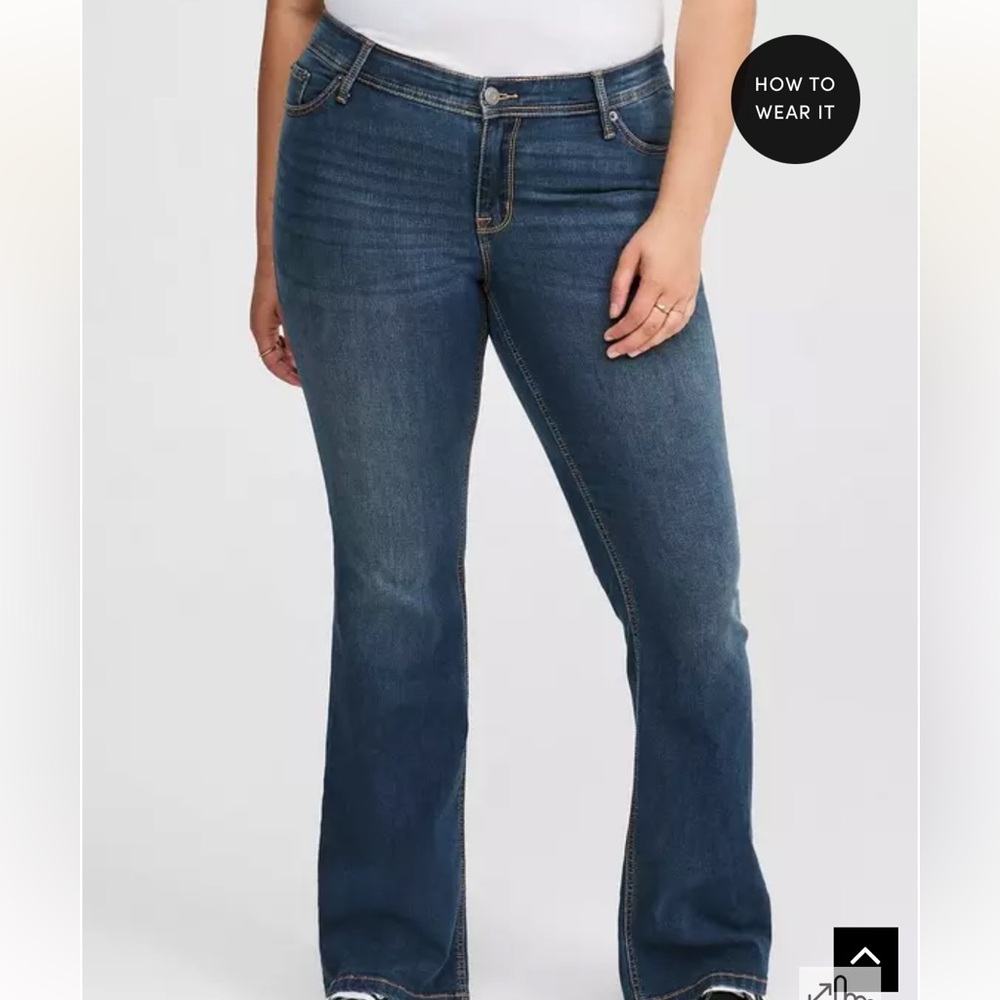 NWT Torrid Dark Blue Denim Jeans - Picture 7 of 9